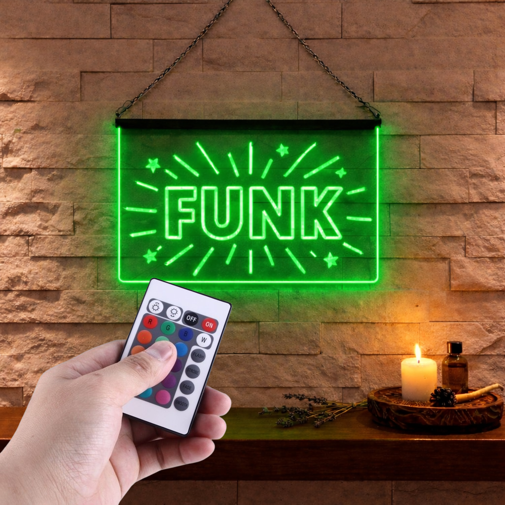 Enseigne Lumineuse Musique Funk