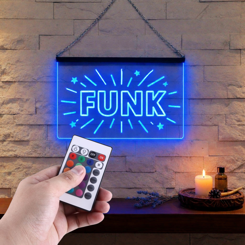 Enseigne Lumineuse Musique Funk