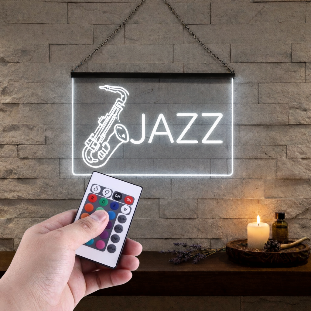 Enseigne Lumineuse Musique Jazz
