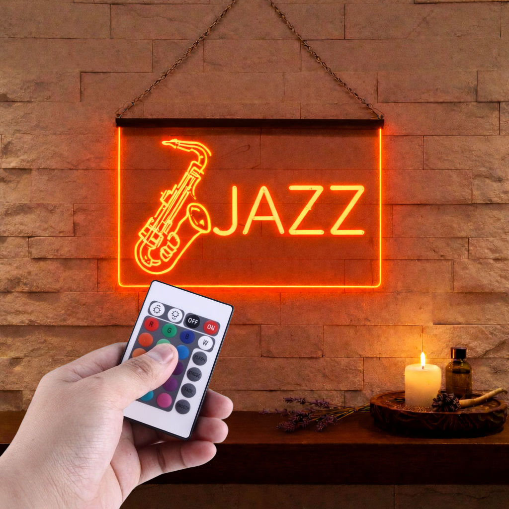 Enseigne Lumineuse Musique Jazz