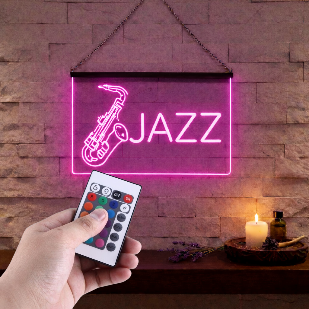 Enseigne Lumineuse Musique Jazz
