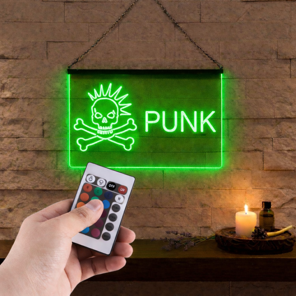 Enseigne Lumineuse Musique Punk