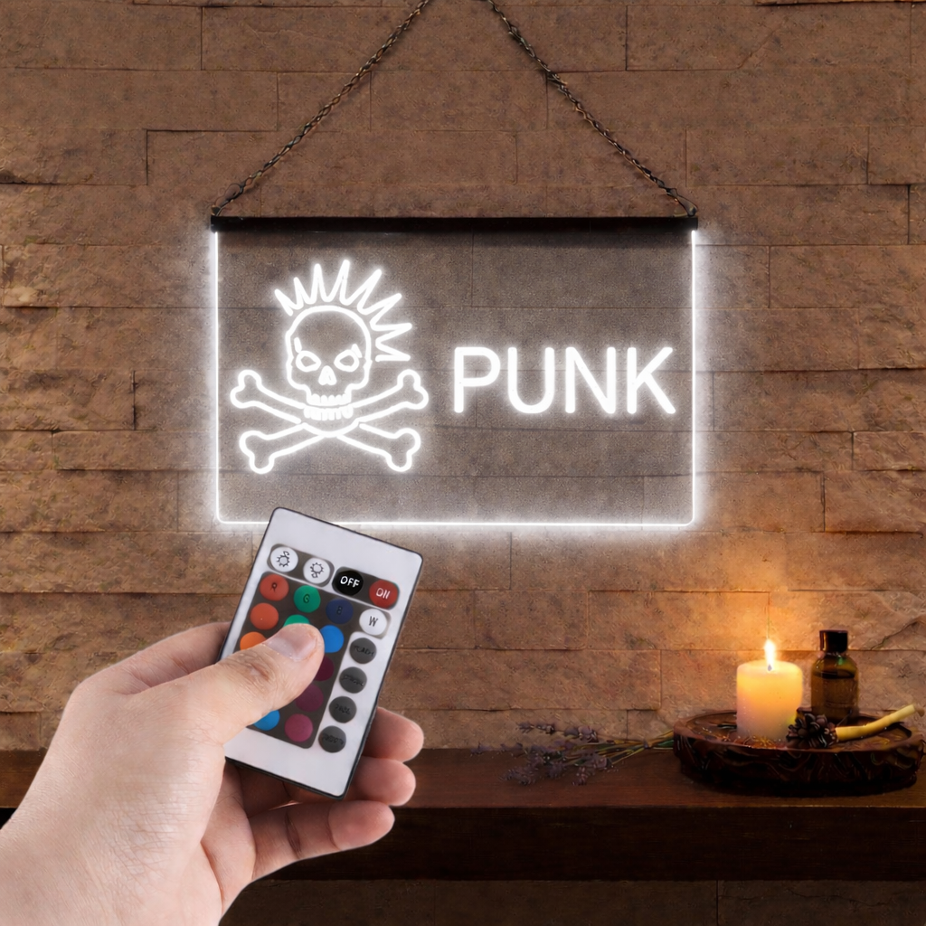 Enseigne Lumineuse Musique Punk