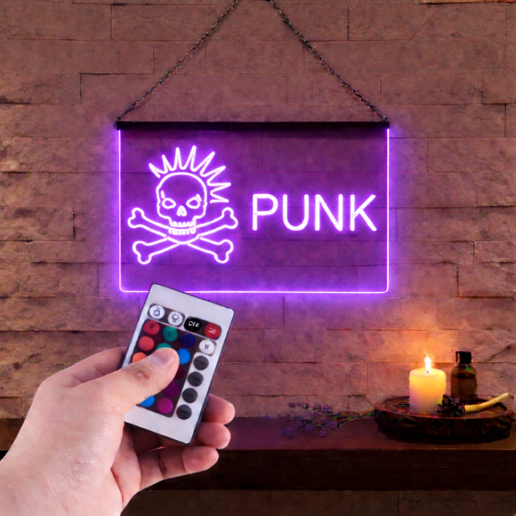 Enseigne Lumineuse Musique Punk
