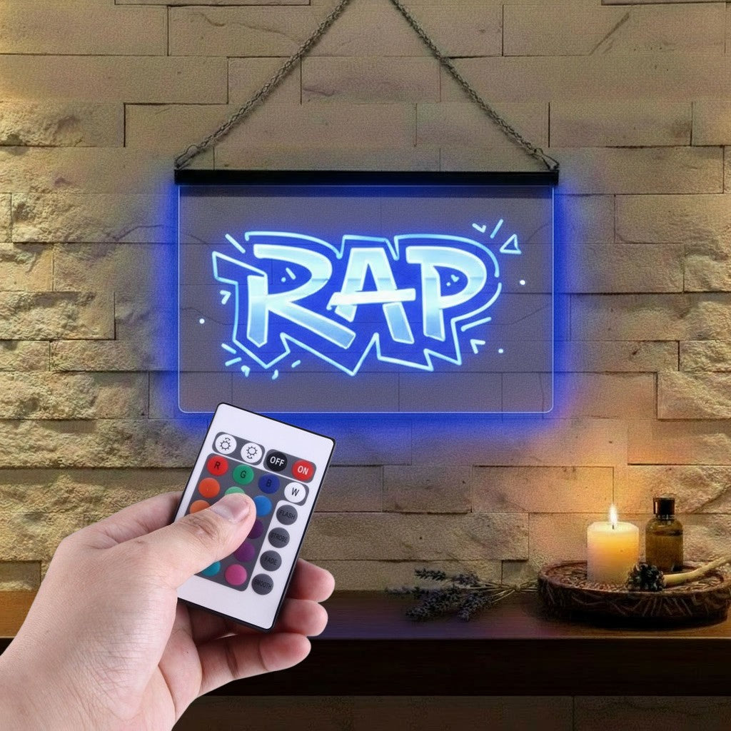 Enseigne Lumineuse Musique Rap