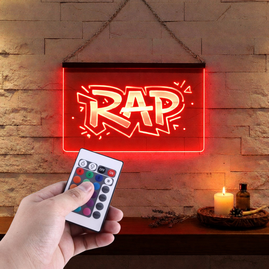 Enseigne Lumineuse Musique Rap