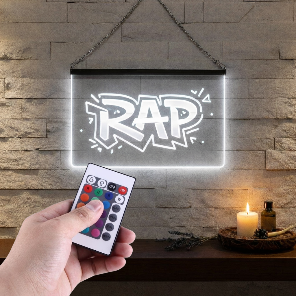 Enseigne Lumineuse Musique Rap