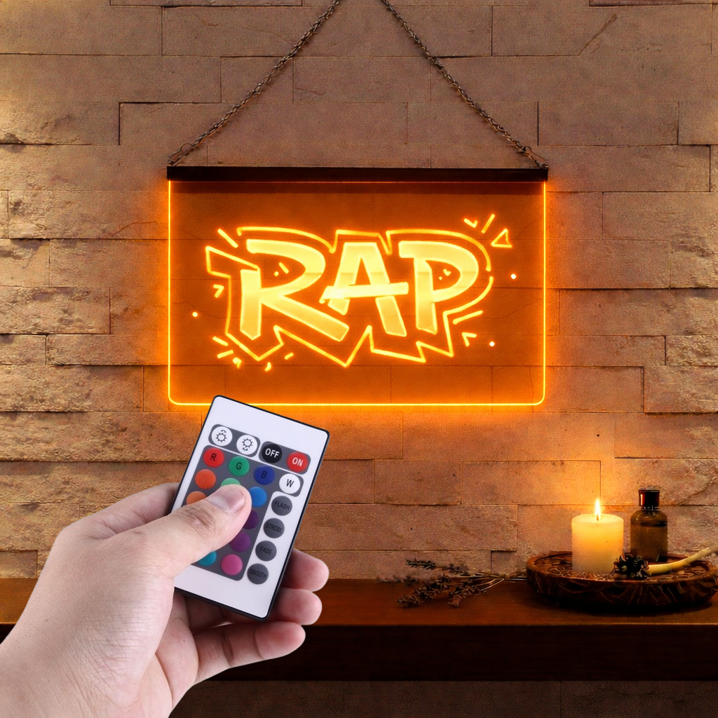 Enseigne Lumineuse Musique Rap