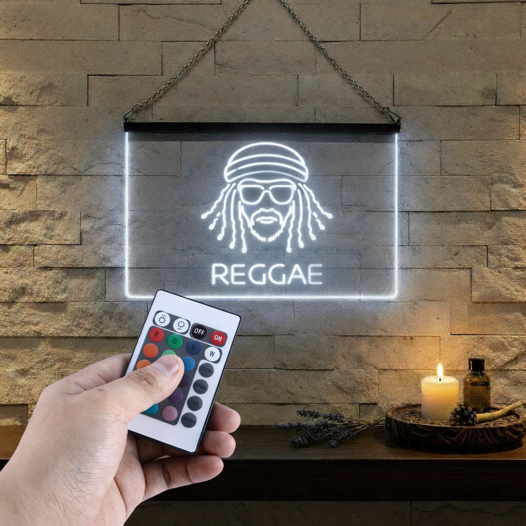 Enseigne Lumineuse Musique Reggae