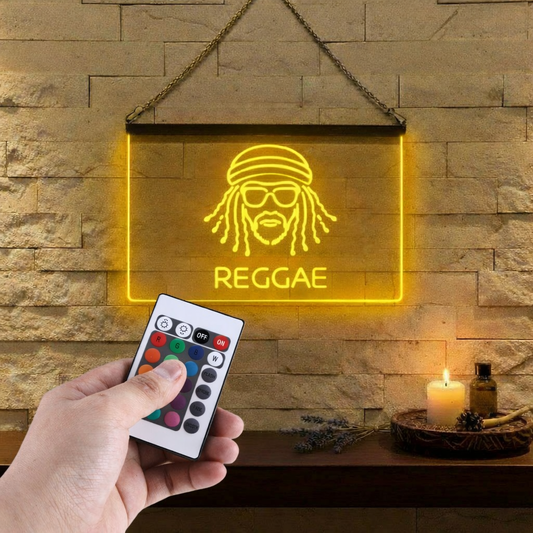 Enseigne Lumineuse Musique Reggae