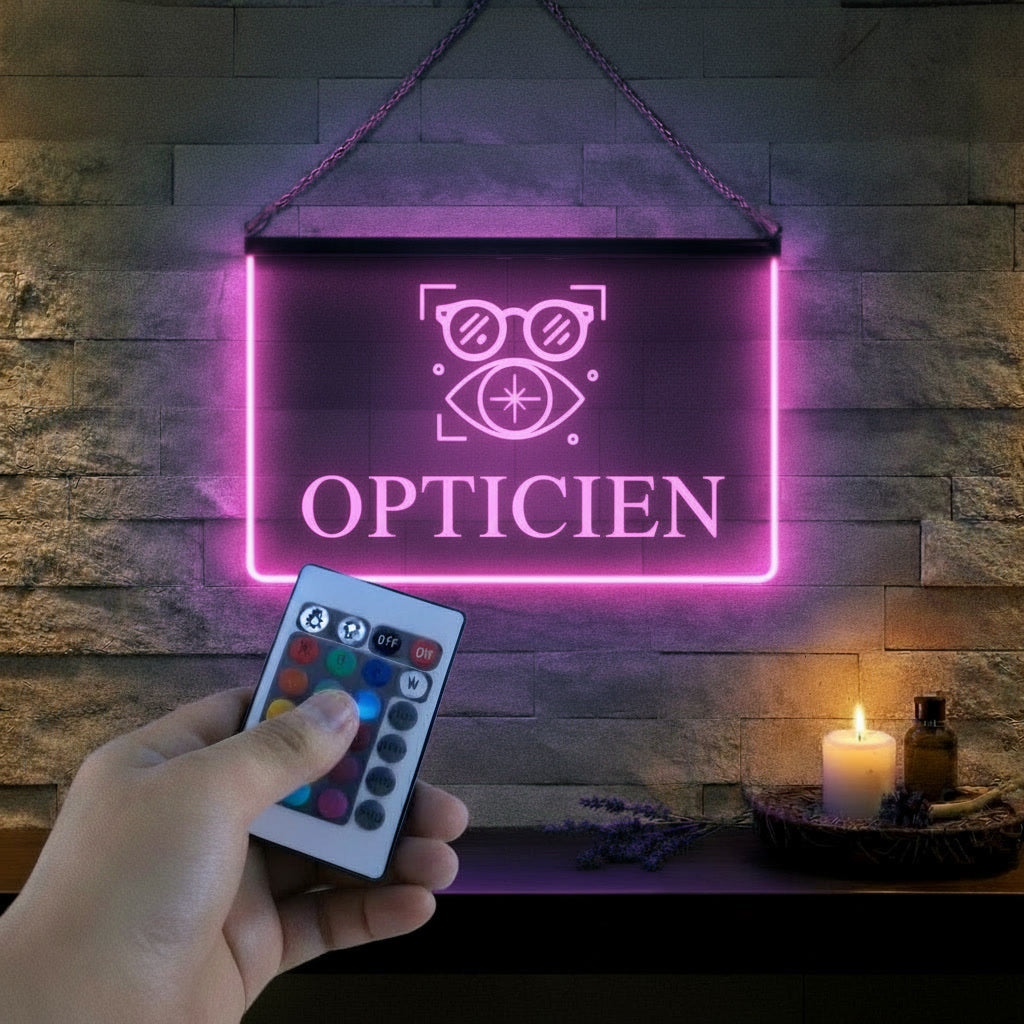 Enseigne Lumineuse Métier Opticien