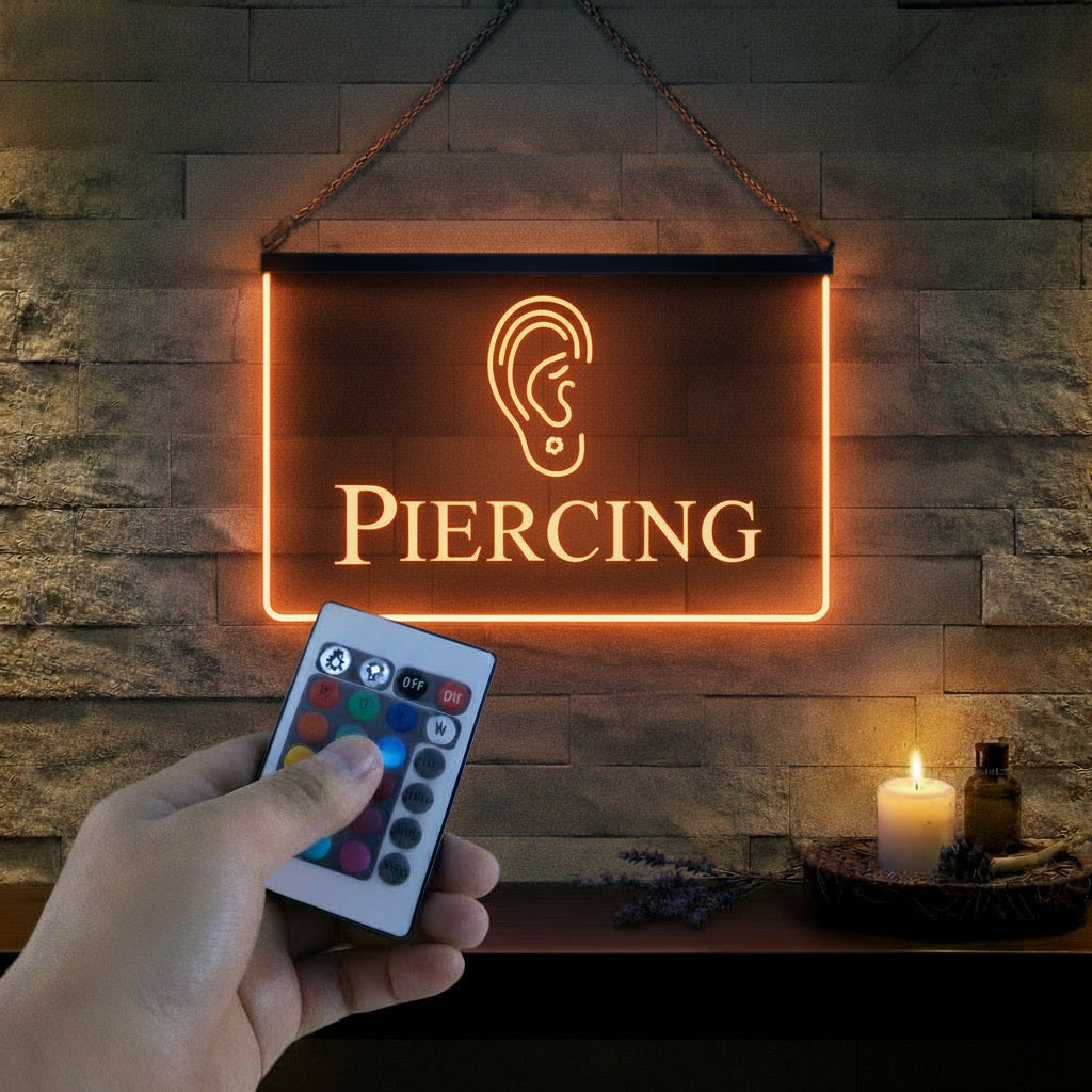 Enseigne Lumineuse Métier Piercing
