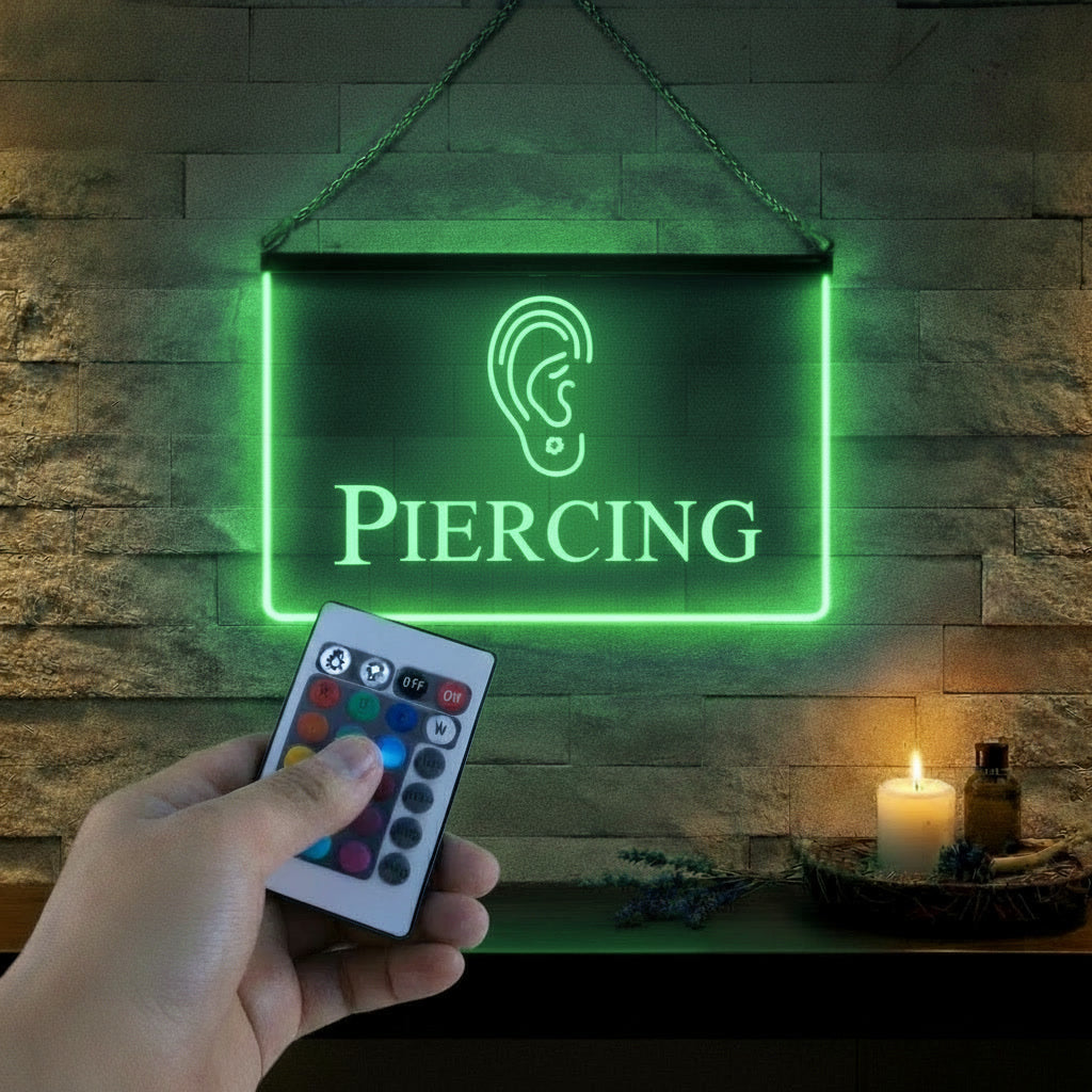 Enseigne Lumineuse Métier Piercing