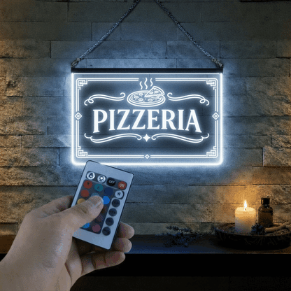 Enseigne Lumineuse LED Restaurant Pizzeria