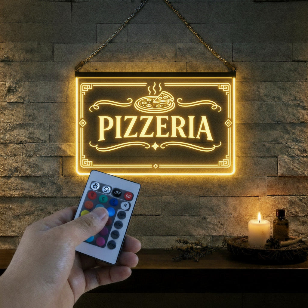 Enseigne Lumineuse LED Restaurant Pizzeria
