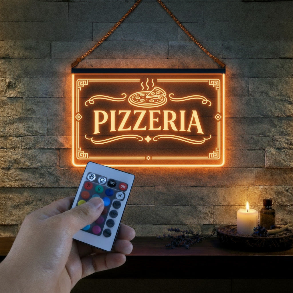 Enseigne Lumineuse LED Restaurant Pizzeria