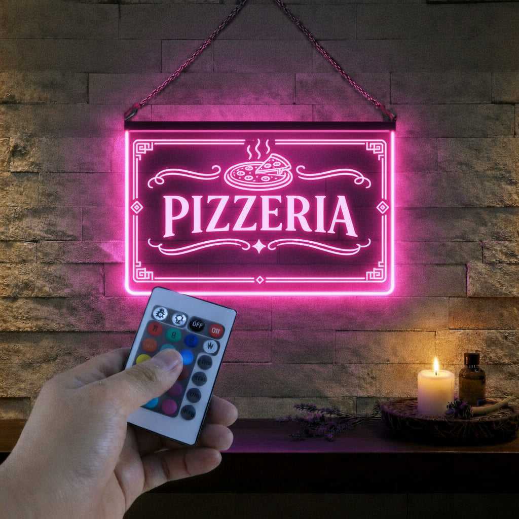 Enseigne Lumineuse LED Restaurant Pizzeria