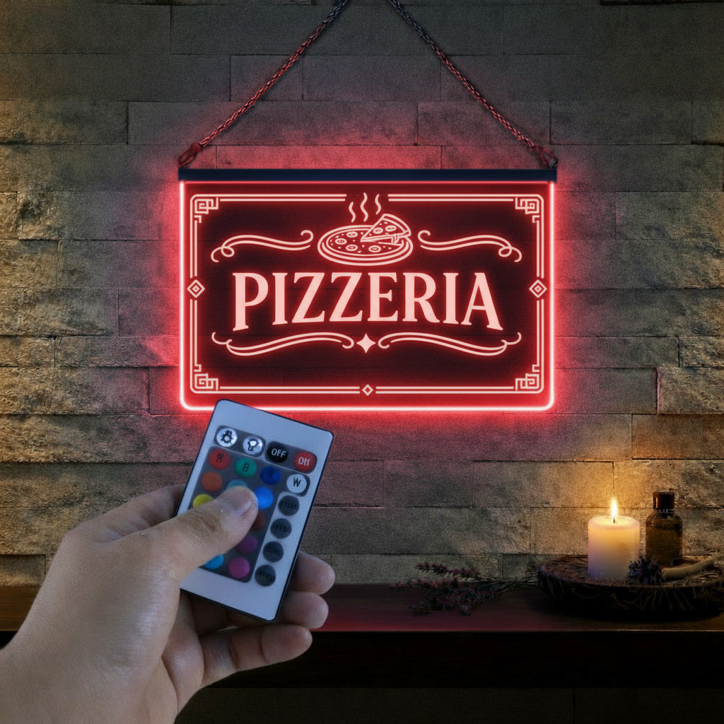 Enseigne Lumineuse LED Restaurant Pizzeria