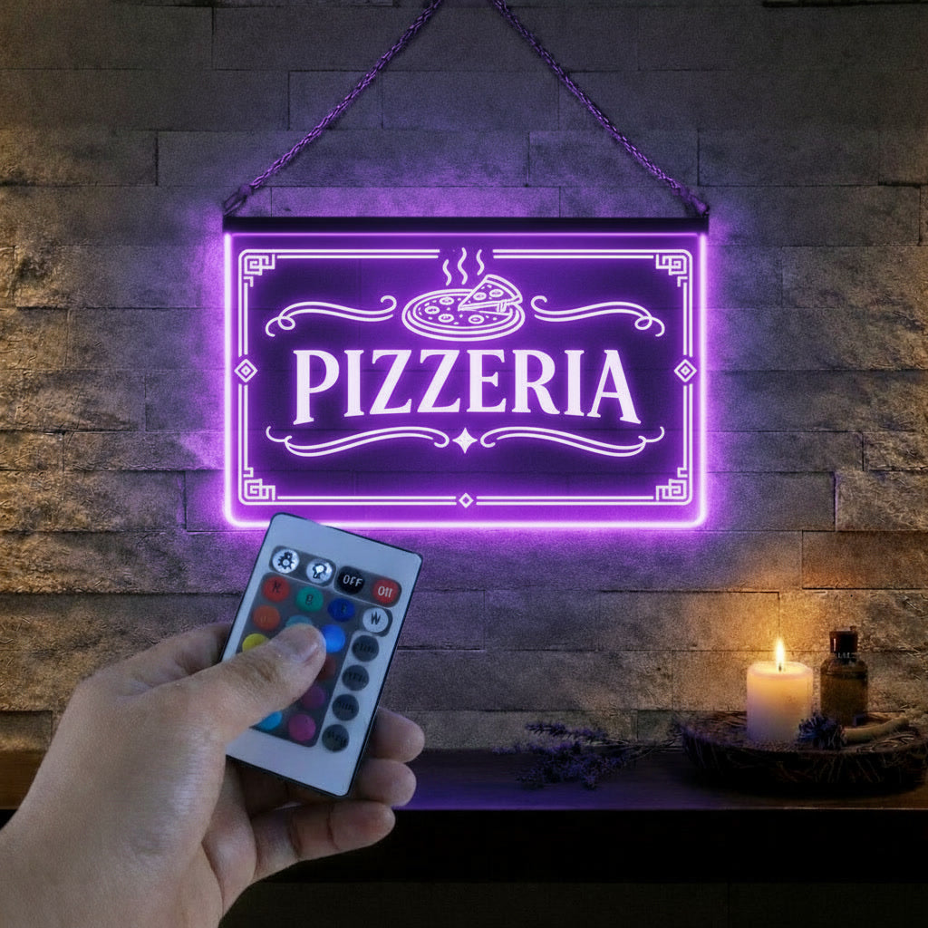 Enseigne Lumineuse LED Restaurant Pizzeria