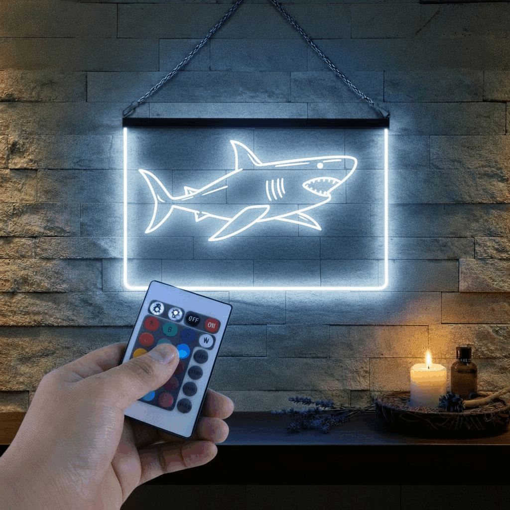 Enseigne Lumineuse Requin