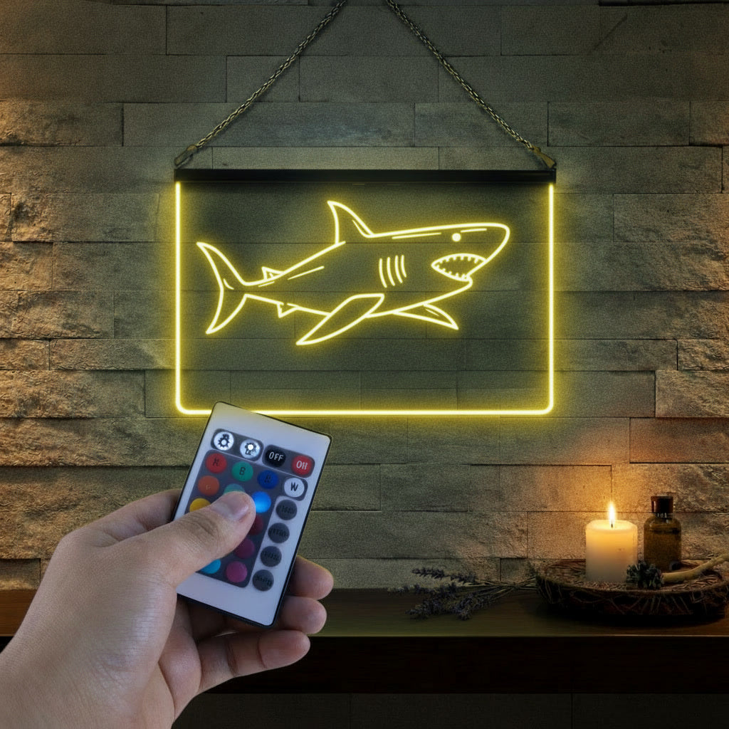 Enseigne Lumineuse Requin