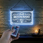 Enseigne Lumineuse LED Restaurant Signalétique Gourmande