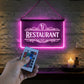 Enseigne Lumineuse LED Restaurant  Néon Lounge