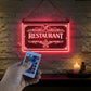 Enseigne Lumineuse LED Restaurant Luxe