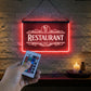 Enseigne Lumineuse LED Restaurant  Néon Lounge