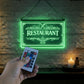 Enseigne Lumineuse LED Restaurant Luxe