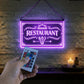 Enseigne Lumineuse LED Restaurant Signalétique Gourmande
