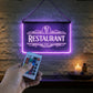 Enseigne Lumineuse LED Restaurant  Néon Lounge