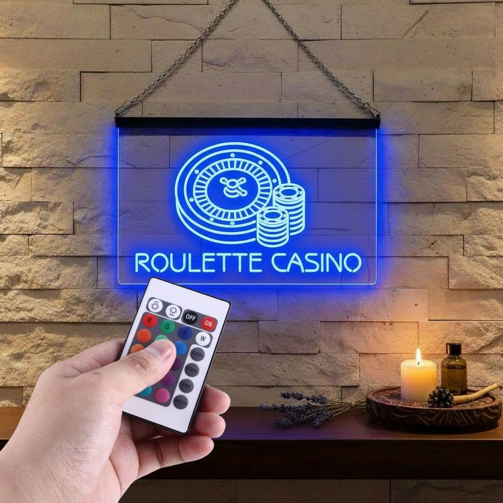 Enseigne Lumineuse Roulette