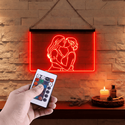 Enseigne Lumineuse Love Women 60 x 40 cm