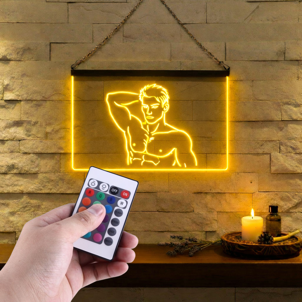 Enseigne Lumineuse Homme