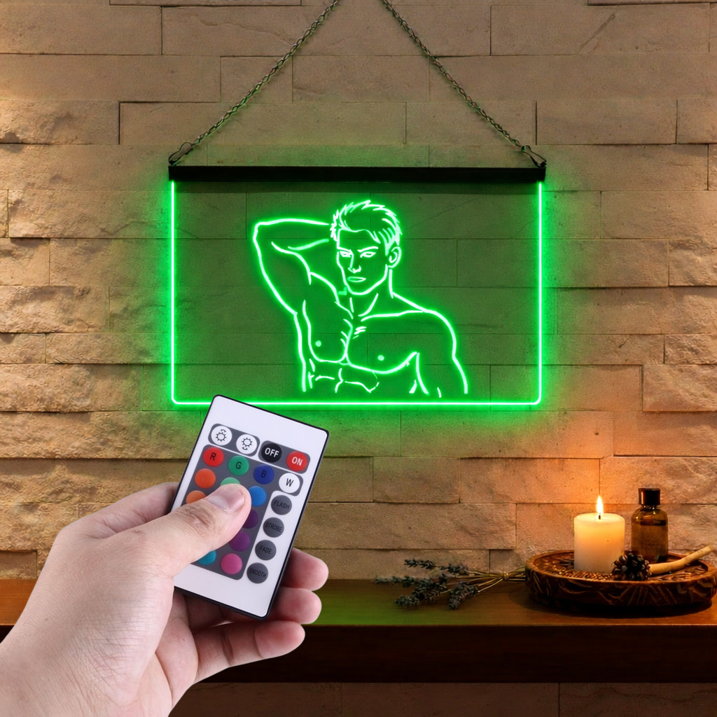 Enseigne Lumineuse Homme