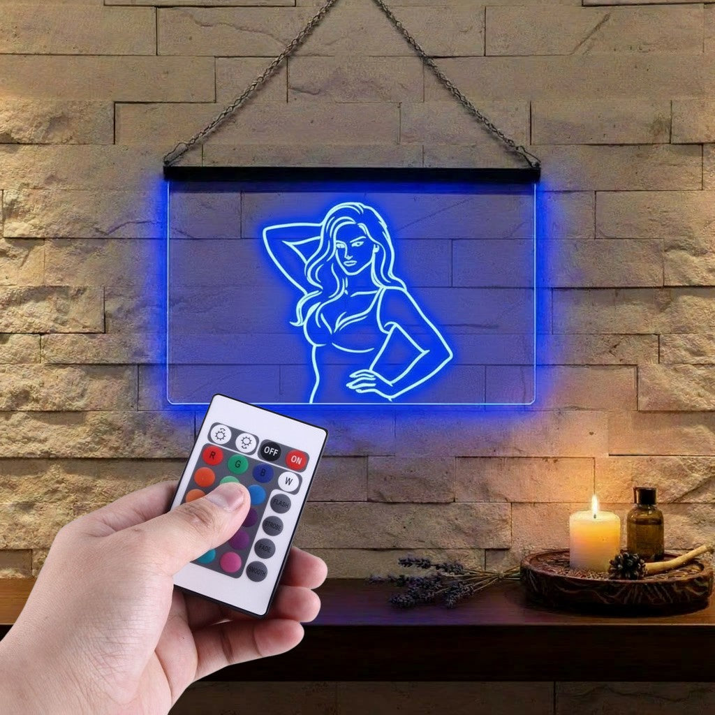Enseigne Lumineuse Femme