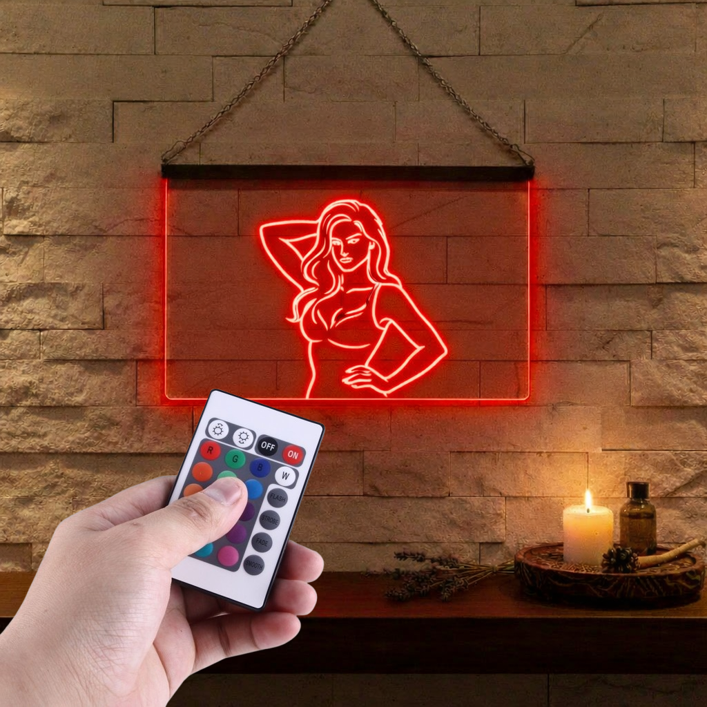 Enseigne Lumineuse Femme