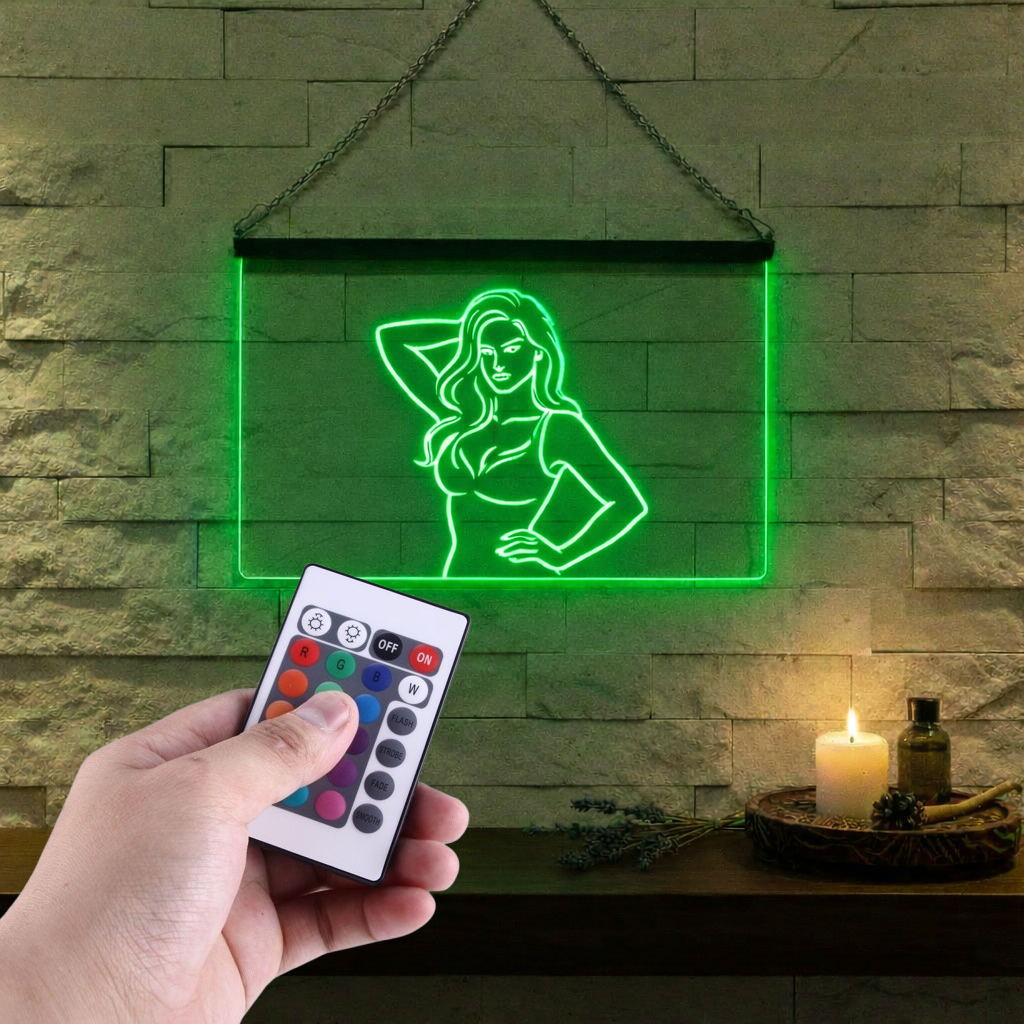 Enseigne Lumineuse Femme