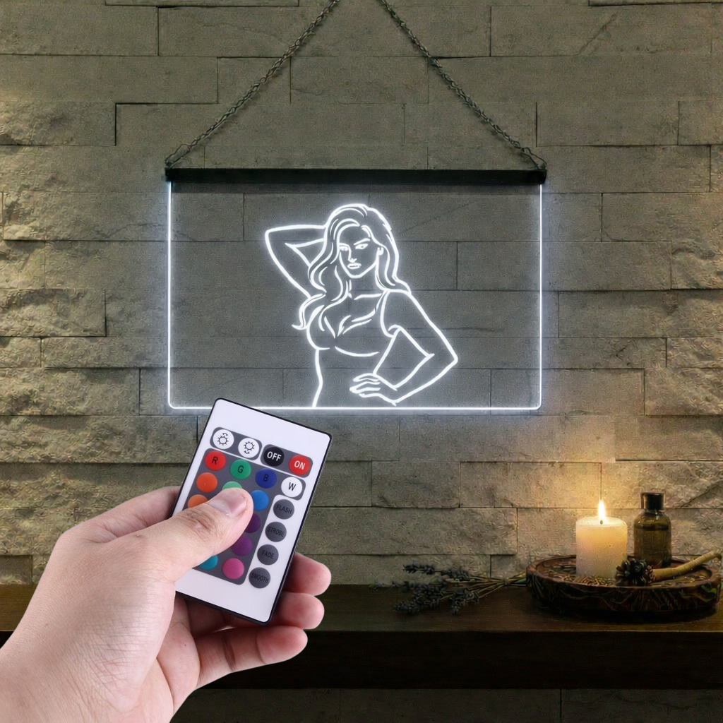 Enseigne Lumineuse Femme