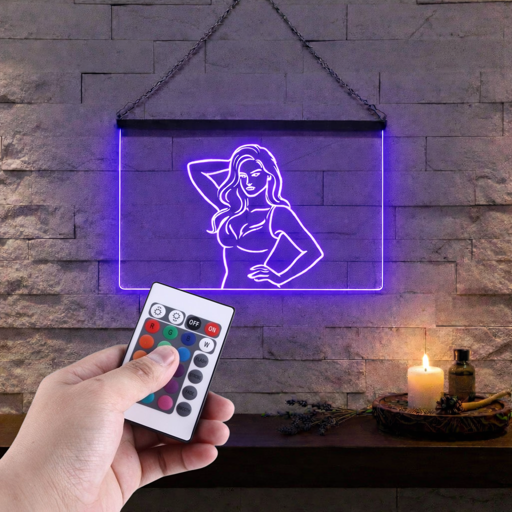 Enseigne Lumineuse Femme