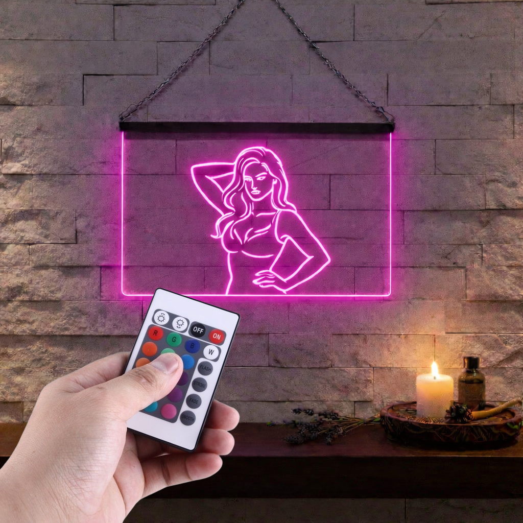Enseigne Lumineuse Femme