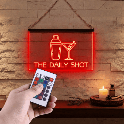 Enseigne Lumineuse Shot Décoration Lumineuse