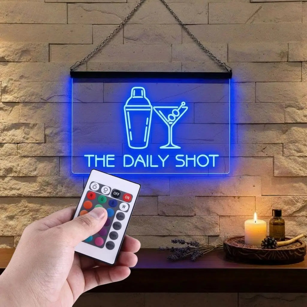 Enseigne Lumineuse Shot Décoration Lumineuse