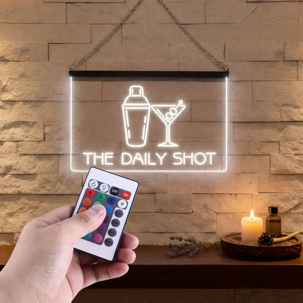 Enseigne Lumineuse Shot Décoration Lumineuse