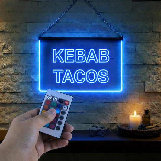 Enseigne Lumineuse Signalétique Kebab Tacos