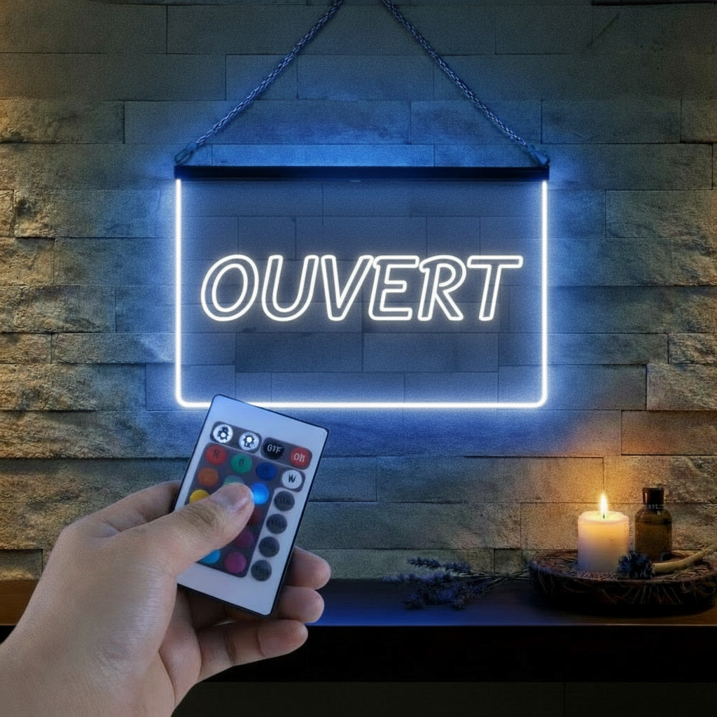 Enseigne Lumineuse Signalétique Ouvert