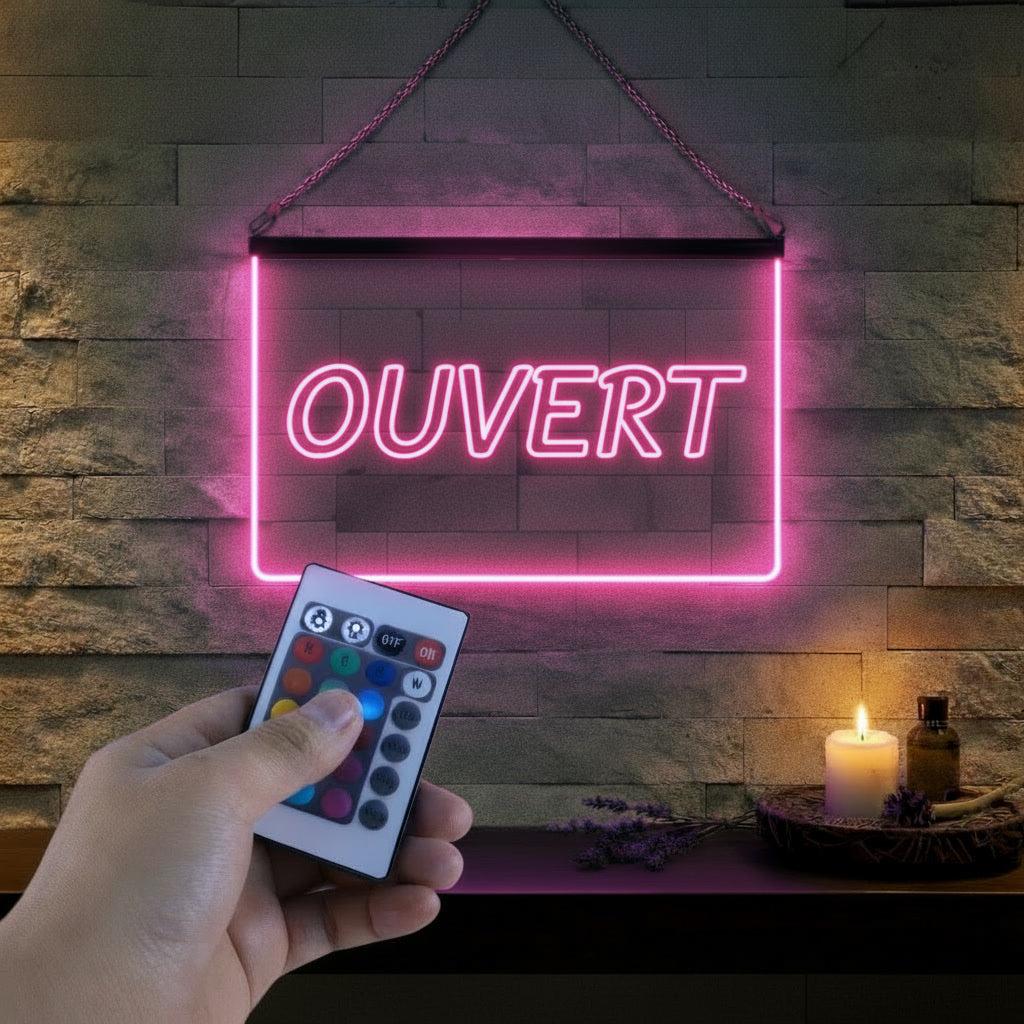 Enseigne Lumineuse Signalétique Ouvert
