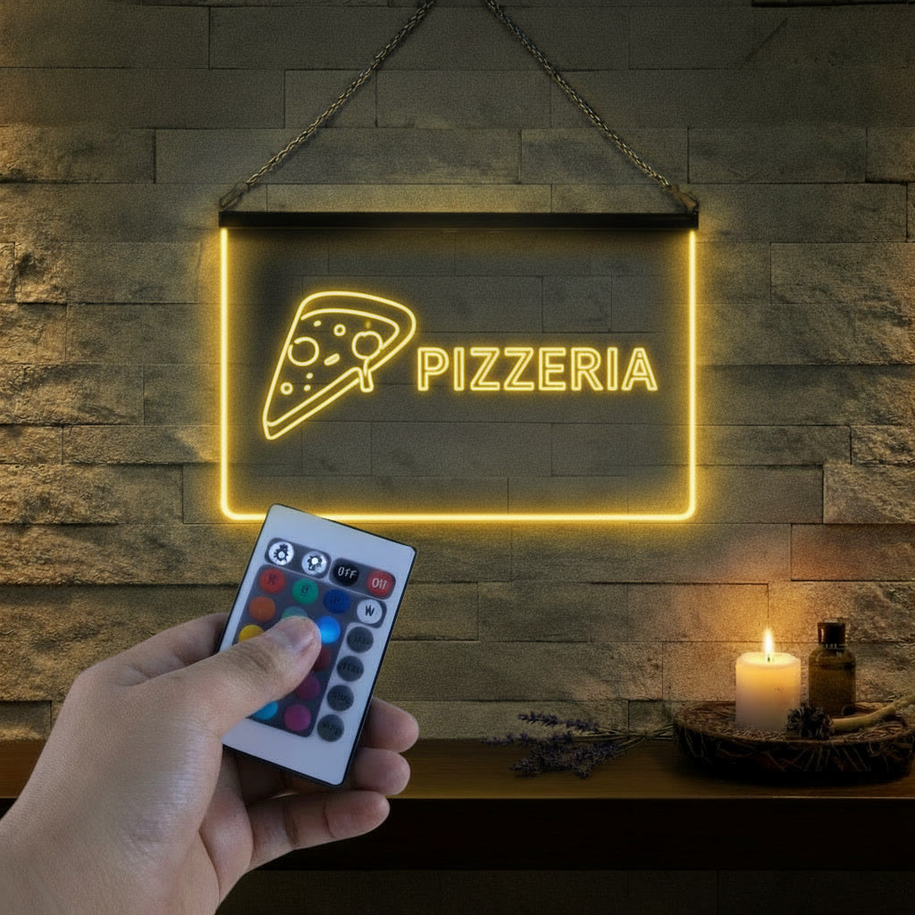 Enseigne Lumineuse Signalétique Pizzeria