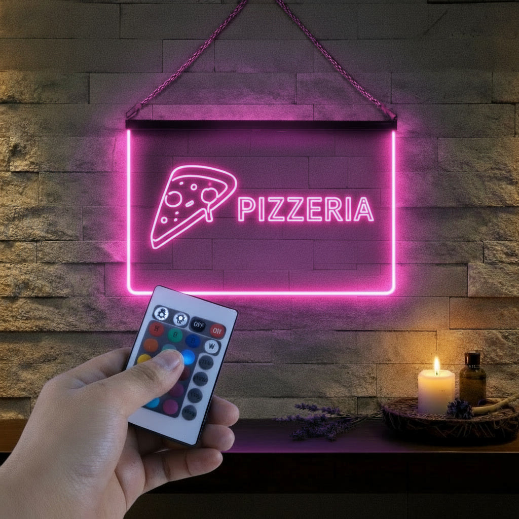 Enseigne Lumineuse Signalétique Pizzeria